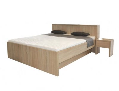 Designová postel Tropea s úložným boxem u hlavy