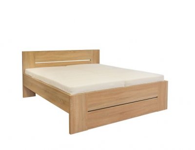 Moderní postel s děleným čelem Lorano